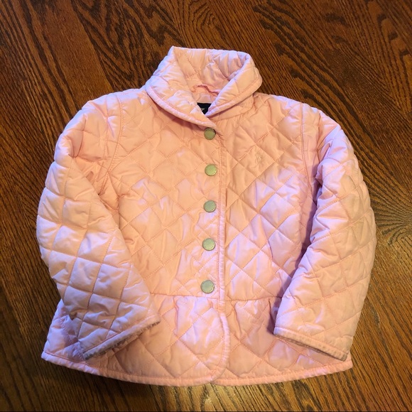 Ralph Lauren Other - Ralph Lauren Quilted Toddler Girl Pink Jacket 3T